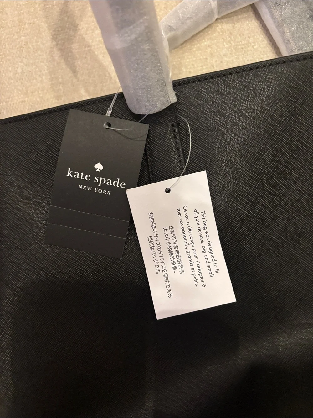 kate spade Laptop Case Black Saffiano